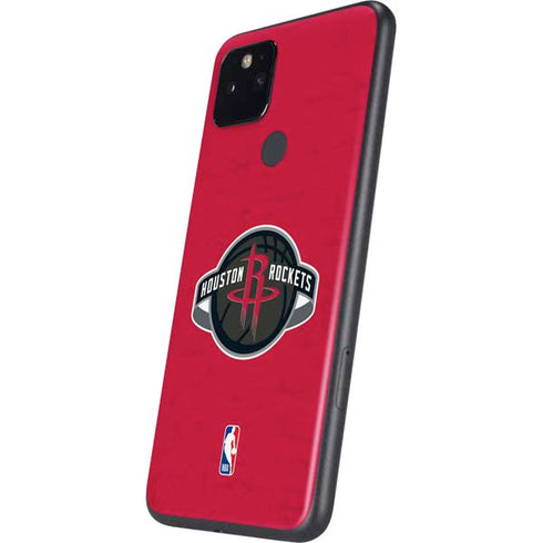 NBA Houston Rockets Distressed Google Pixel 5 Skin